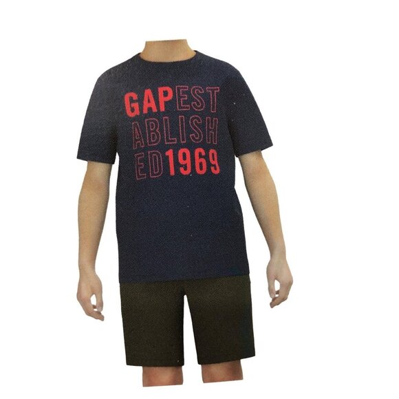 GAP‎ Boy's 2-Piece Short Sleeve T-Shirt & Shorts Outfit Set SZ 8 NWT - Picture 5 of 12
